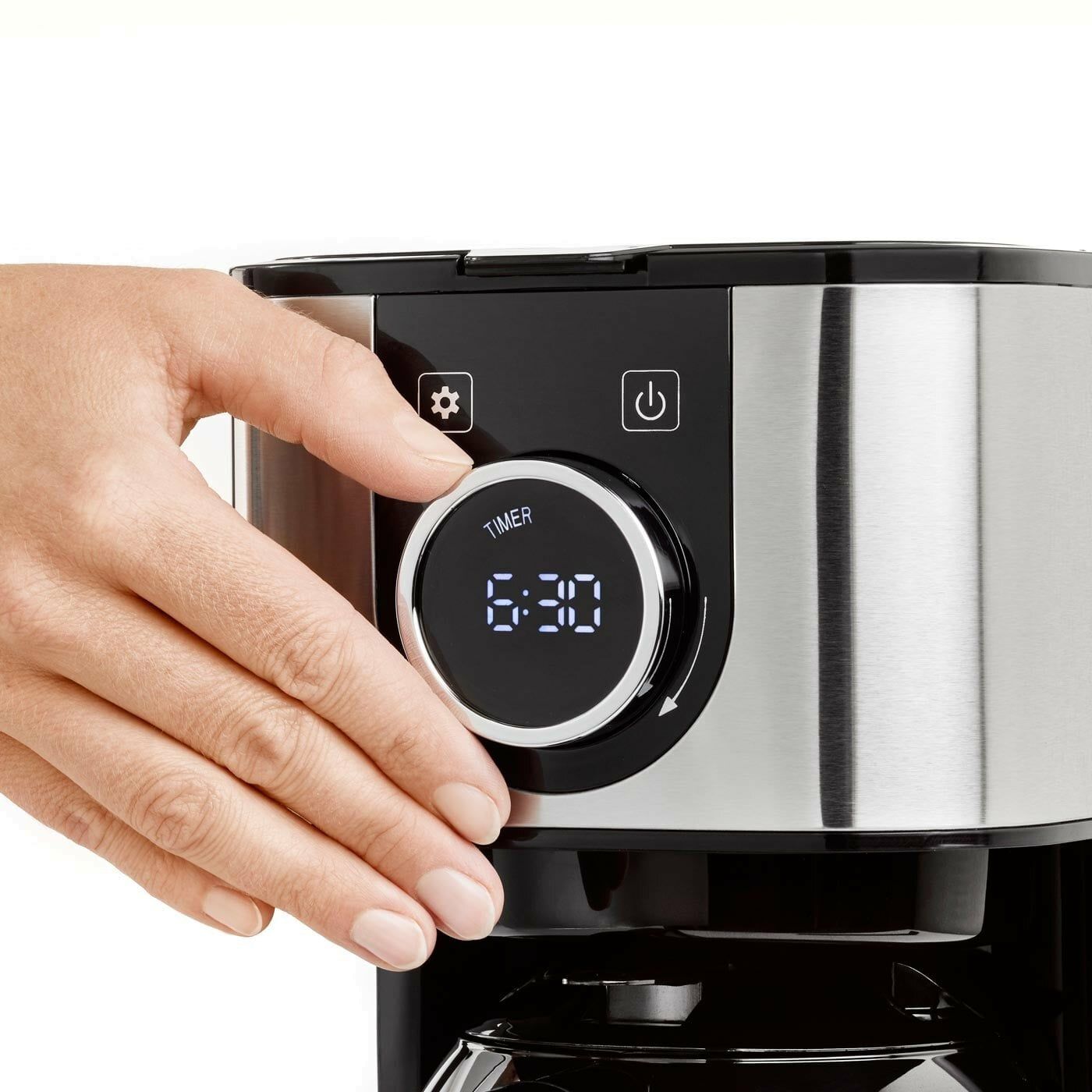 Caso Selection C 10 Thermo, 1,2 L, 900 W, Sort, Sølv billede 3