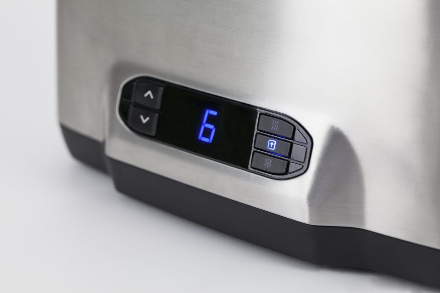 Caso Inox², 2 skive(r), Sort, Rustfrit stål, Rustfrit stål, Niveau, LCD, GS/CE billede 1