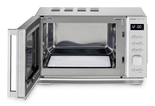 Caso M 20 Cube, Bordplade, Solo mikroovn, 20 L, 800 W, Knapper, Dreje, Sølv billede 4
