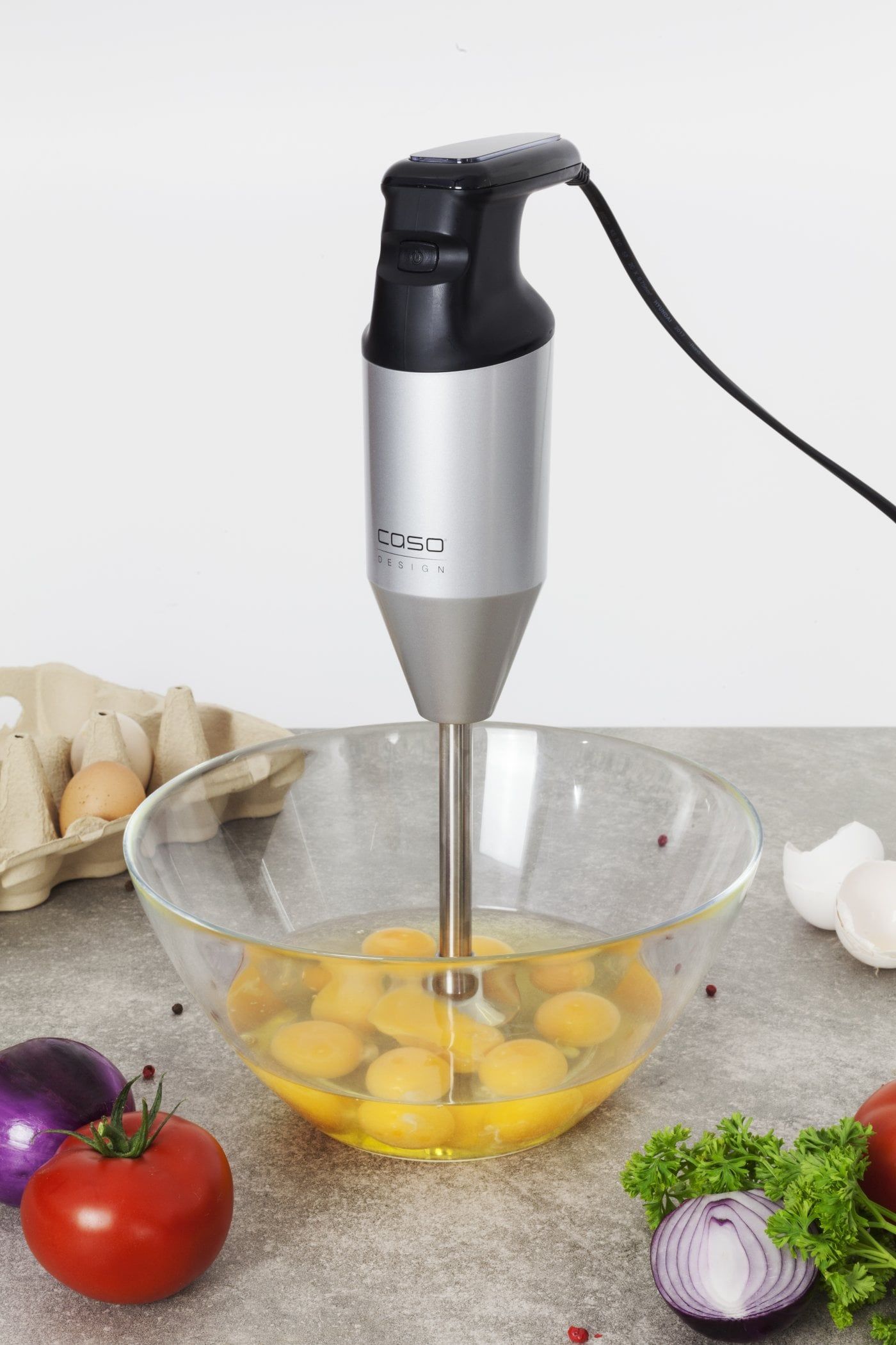 Caso HB 2200 Pro, Nedsænkning blender, 170 W, Sort, Rustfrit stål billede 1