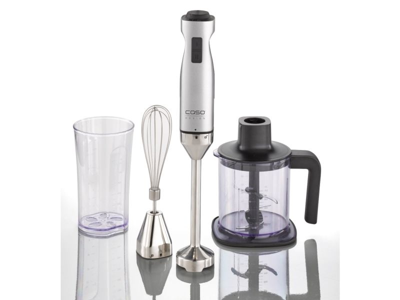 Caso HB 1000, Nedsænkning blender, 1000 W, Sort, Rustfrit stål, Transparent billede 1