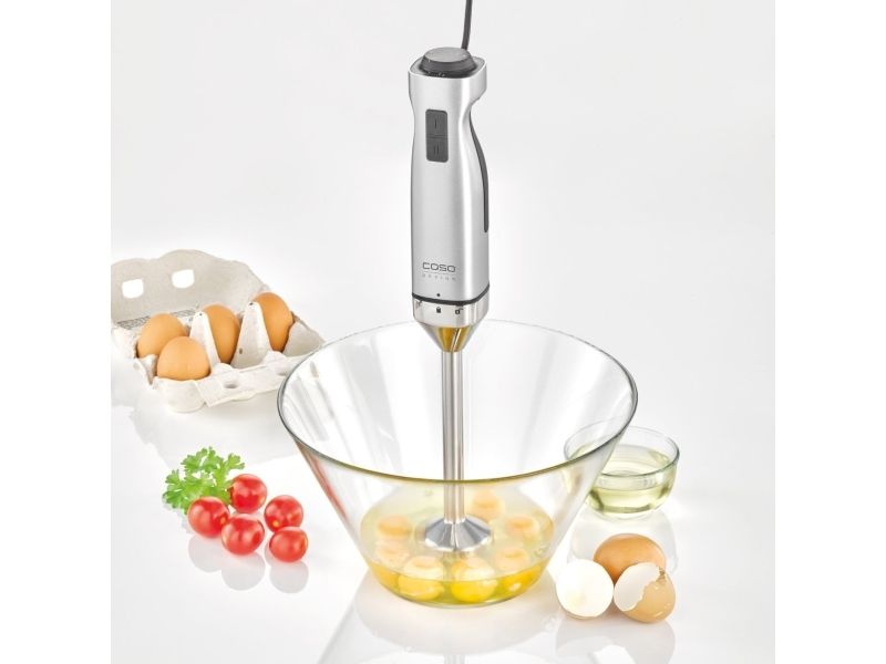 Caso HB 1000, Nedsænkning blender, 1000 W, Sort, Rustfrit stål, Transparent billede 4