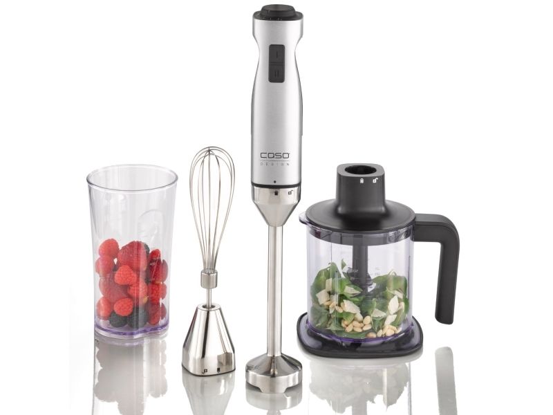 Caso HB 1000, Nedsænkning blender, 1000 W, Sort, Rustfrit stål, Transparent billede 2