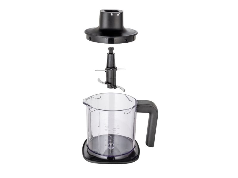 Caso HB 1000, Nedsænkning blender, 1000 W, Sort, Rustfrit stål, Transparent billede 3
