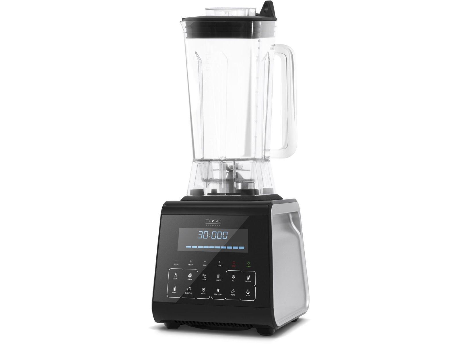 Caso B3000, Bordplade blender, 2 L, Impulsfunktion, Knusning af is, 1400 W, Blå