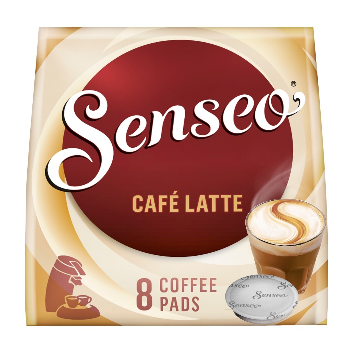 Senseo Café Latte kaffepuder, 8 stk billede 2