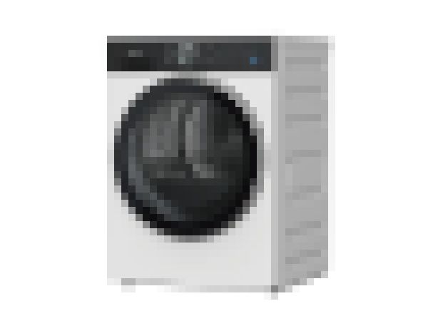 Midea MD210H100WB-B, Fritstående, Front-læsning, Varmepumpe, Hvid, Dreje, Berøring, Venstre