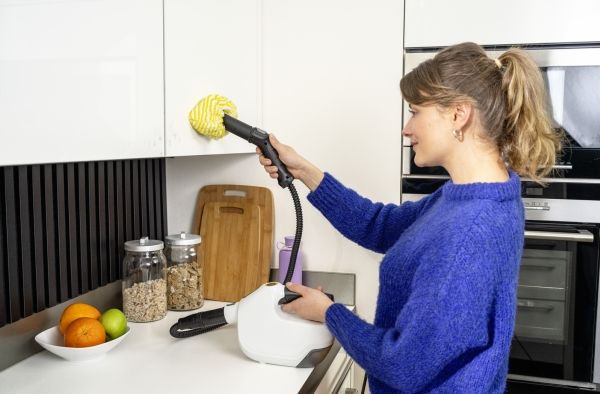 Kärcher 1.516-416.0, Bærbar damprenser, 0,2 L, Hvid, Knapper, 5 m, 1300 W billede 4