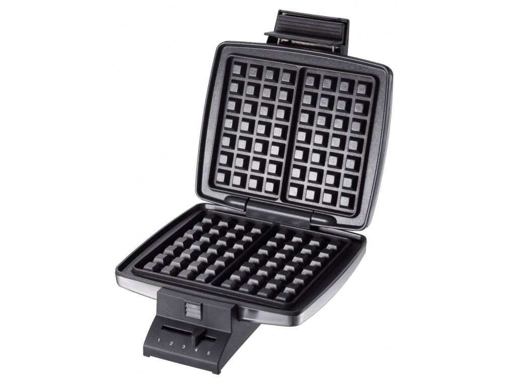 Cloer 1445 - Vaffeljern - 930 W - rustfrit stål billede 2