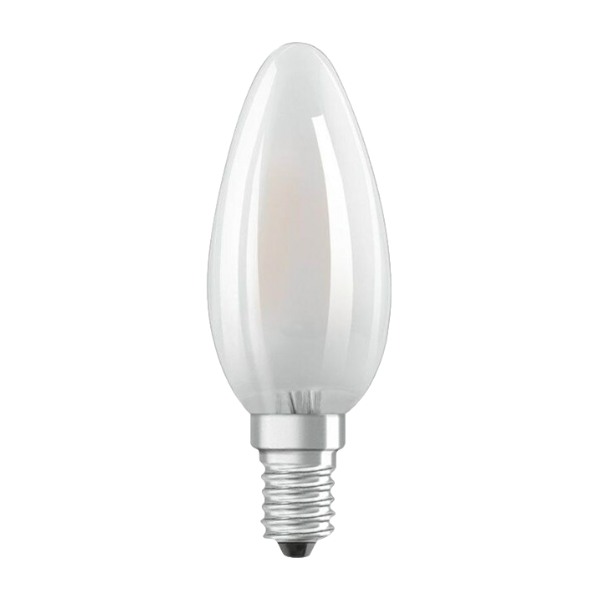 Osram 827 E14/25W Frosted Candle LED-pære billede 1