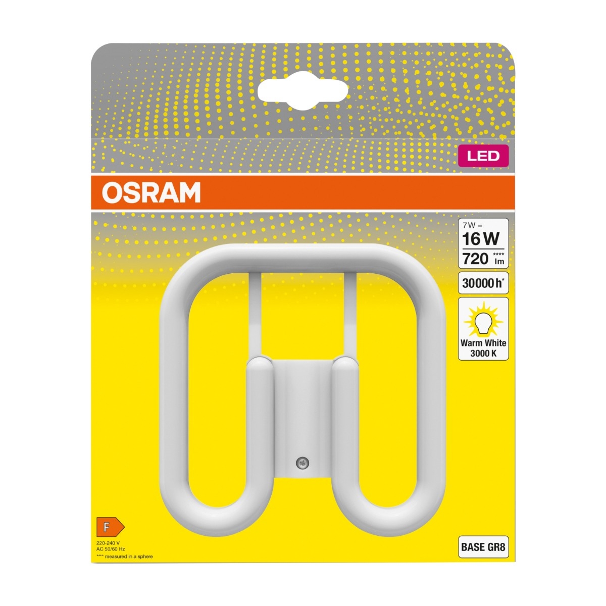 Osram Dulux GR8 7W 3000K LED-pære billede 2