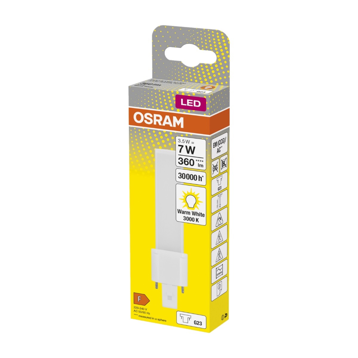 Osram Dulux G23 3,5W 360LM LED-pære billede 3