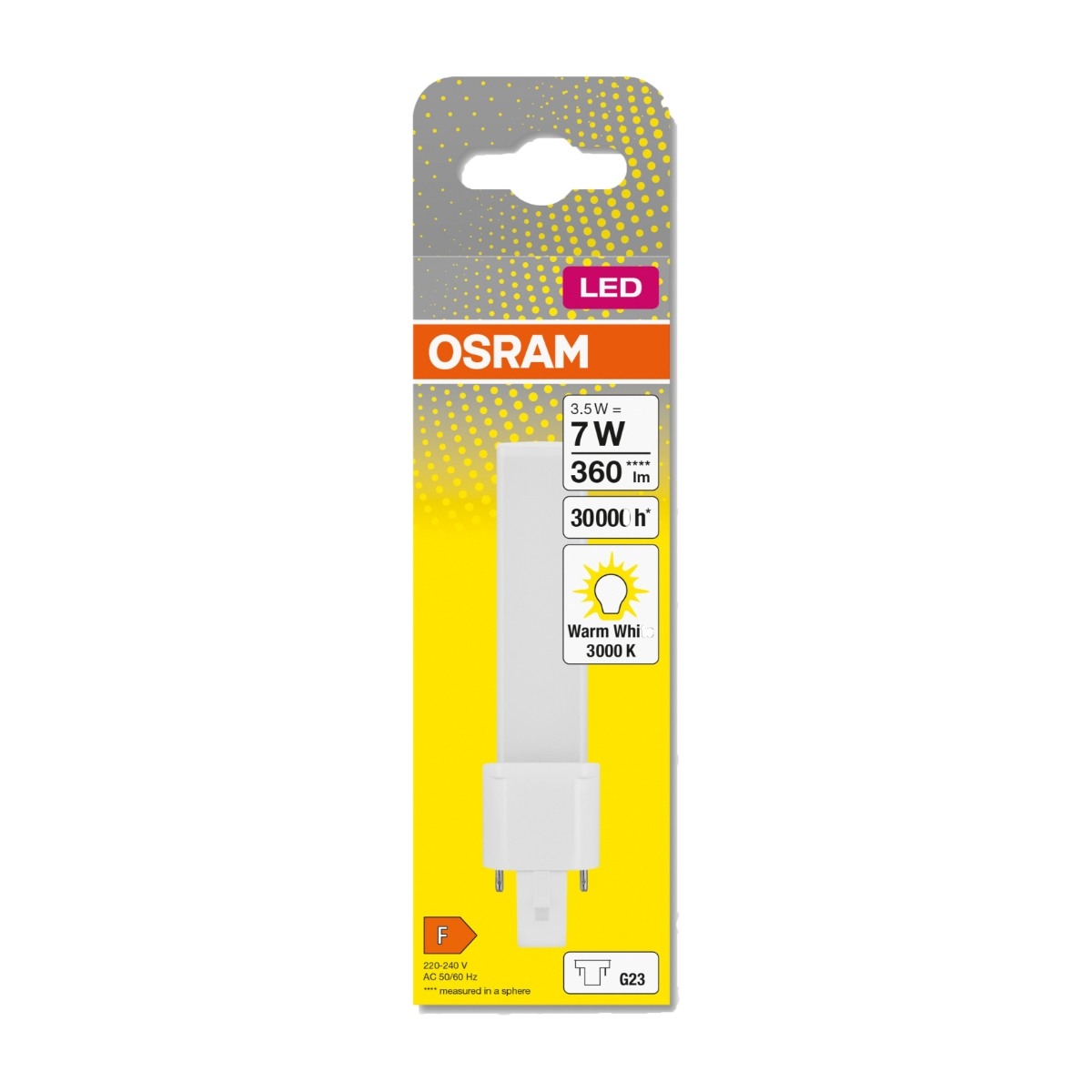 Osram Dulux G23 3,5W 360LM LED-pære billede 2