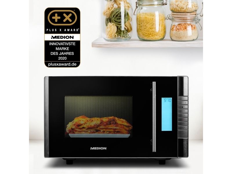 MEDION MD 14482, Bordplade, Grill mikroovn, 20 L, 800 W, Indbygget skærm, LCD