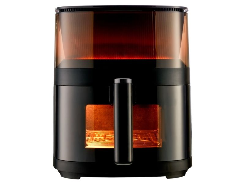 MEDION LIFE X10 XL, Varmluftsteger, 5 L, 80 °C, 230 °C, Enkelt, Sort