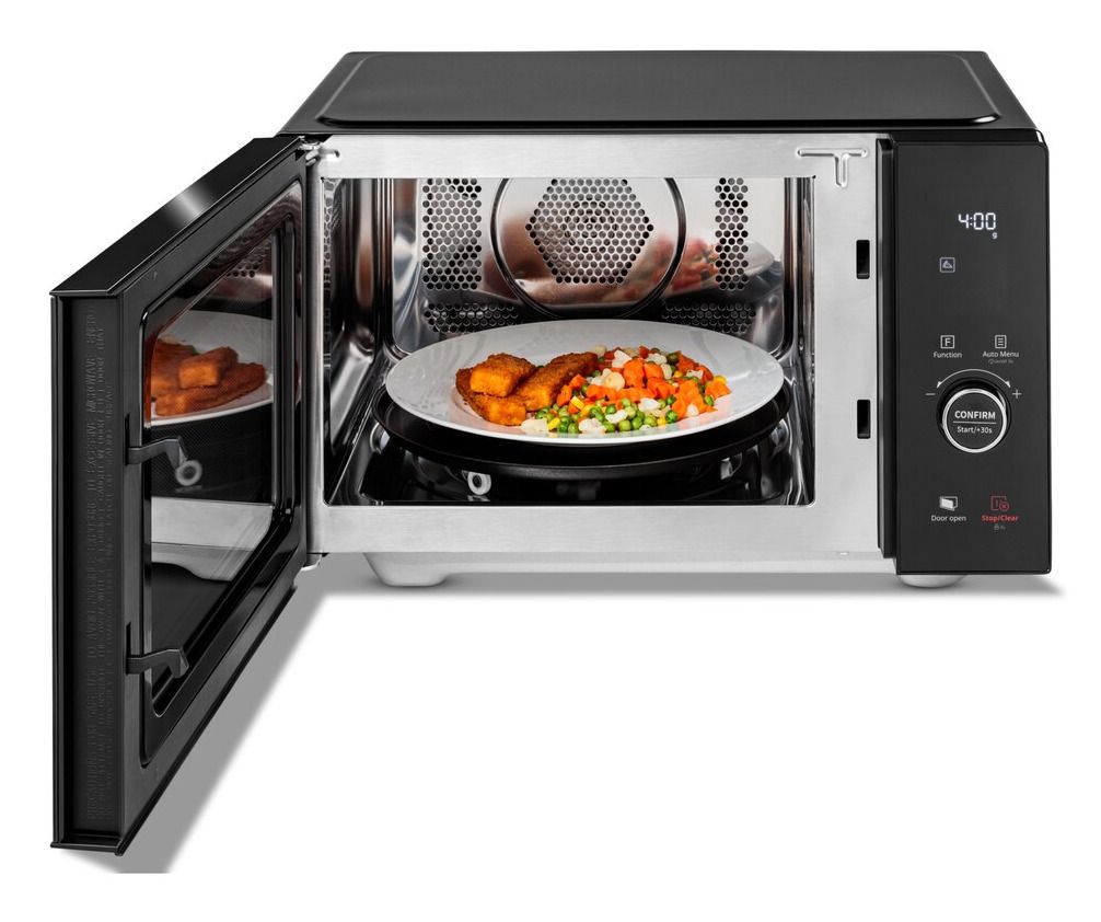 Medion MD 12041 4 i 1 mikrobølgeovn med grill 25L 900W/2100W 10 effektniveauer, timer billede 3