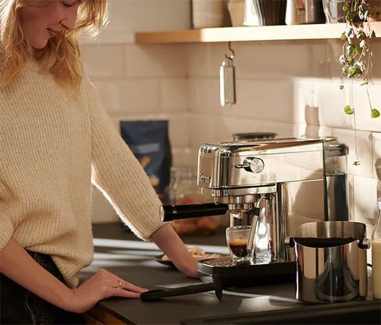 Tchibo Lapressa, Espressomaskine, 0,98 L, Malet kaffe, 1300 W, Rustfrit stål