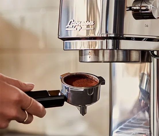 Tchibo Lapressa, Espressomaskine, 0,98 L, Malet kaffe, 1300 W, Rustfrit stål