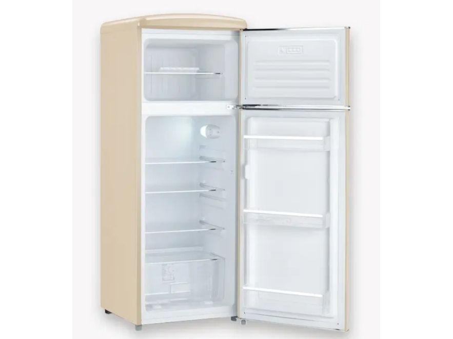Severin køle-/fryseskab Retro 206 liter 146x55 cm creme