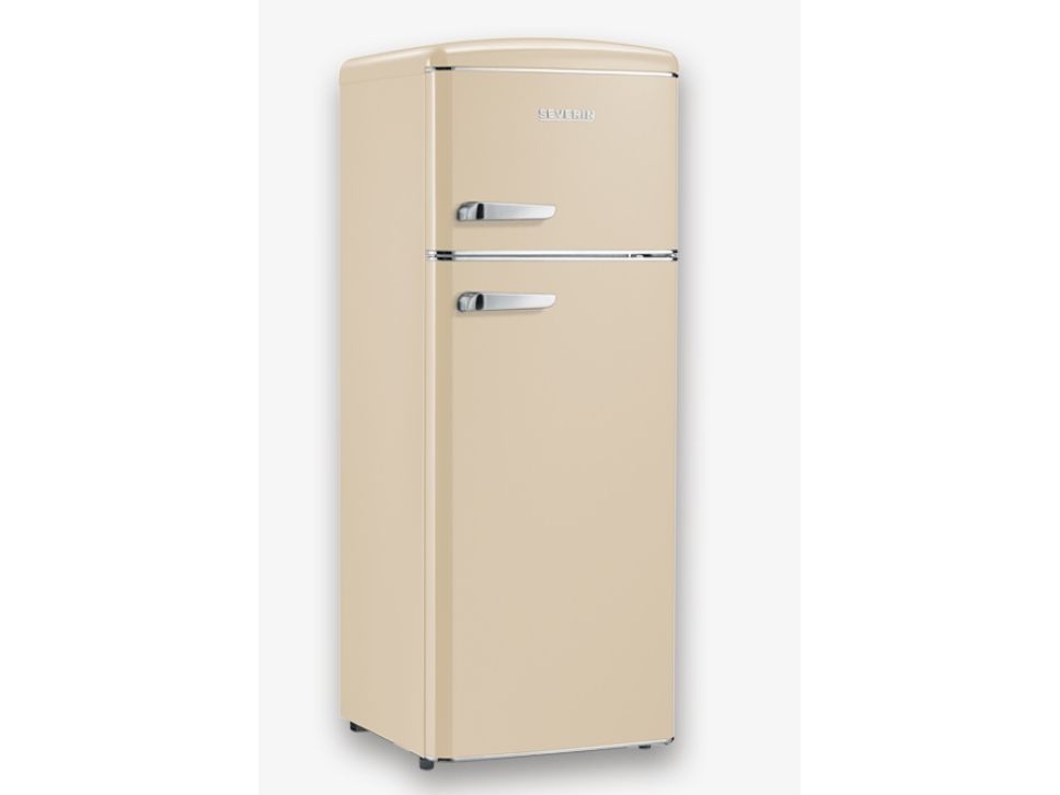 Severin køle-/fryseskab Retro 206 liter 146x55 cm creme