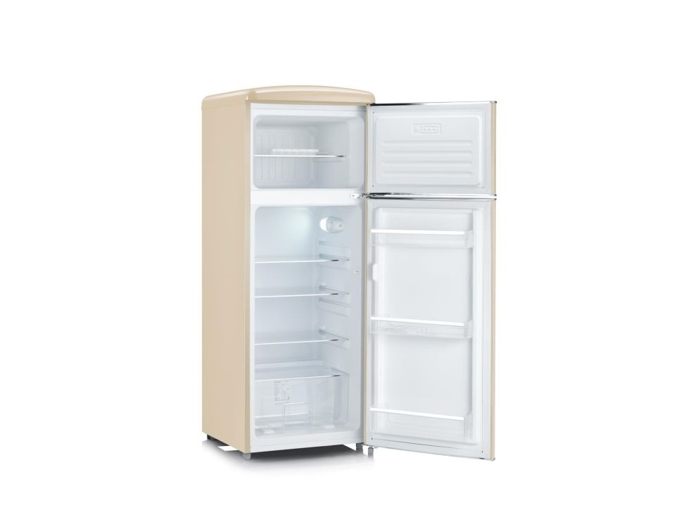 Severin køle-/fryseskab Retro 206 liter 146x55 cm creme