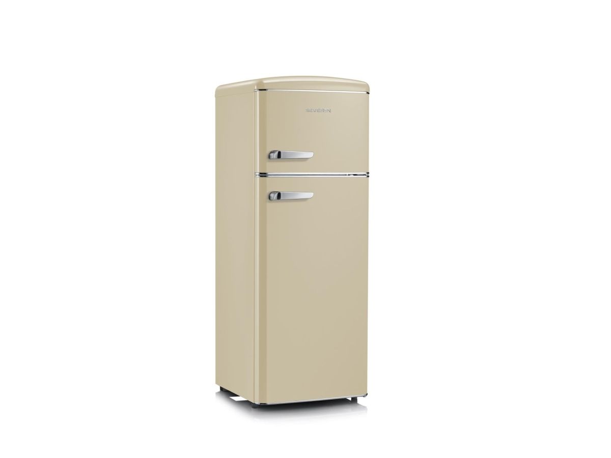 Severin køle-/fryseskab Retro 206 liter 146x55 cm creme