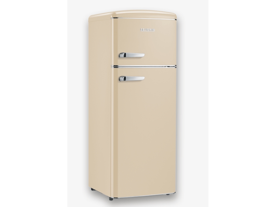 Severin køle-/fryseskab Retro 206 liter 146x55 cm creme