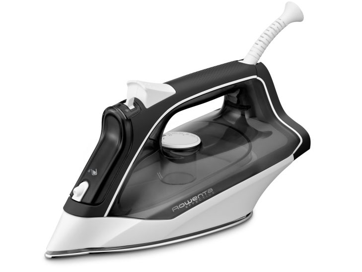 Rowenta Effective DX1530, Tør & dampstrygejern, Rustfri strygesål, 2 m, 100 g/min, Sort, Hvid, 30 g/min billede 2