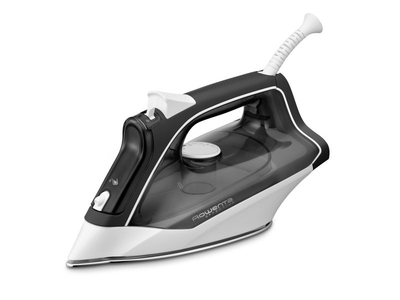 Rowenta Effective DX1530, Tør & dampstrygejern, Rustfri strygesål, 2 m, 100 g/min, Sort, Hvid, 30 g/min billede 1