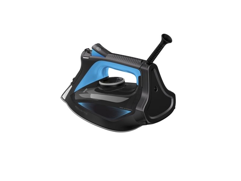 Rowenta DW5310, Dampstrygejern, Microsteam 400 HD Laser-strygesål, 1,9 m, 180 g/min, Sort, Blå, 45 g/min billede 2