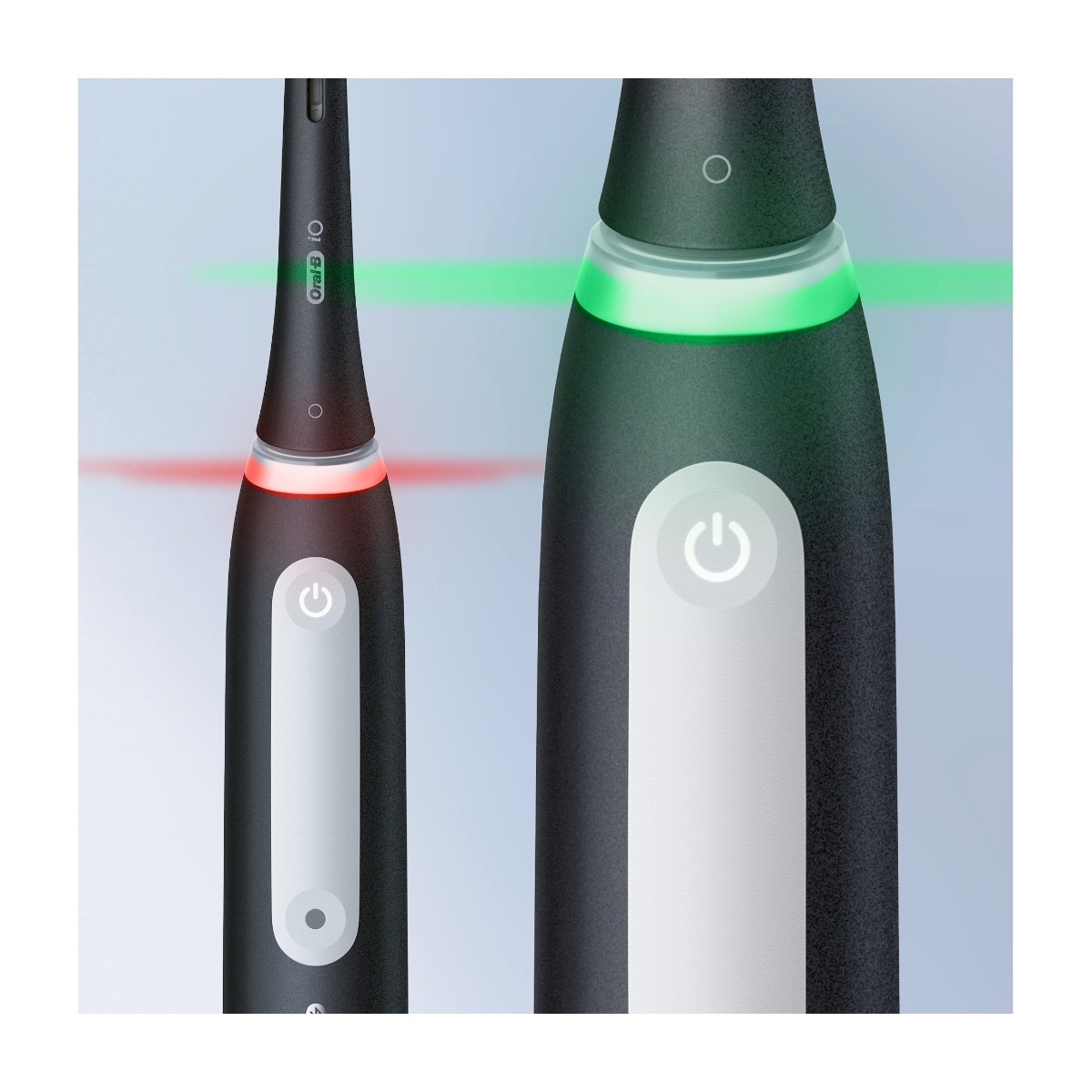 Oral-B iO4 Duo pack dobbelt pakke elektrisktandbørste, matte black/Quiet white billede 4