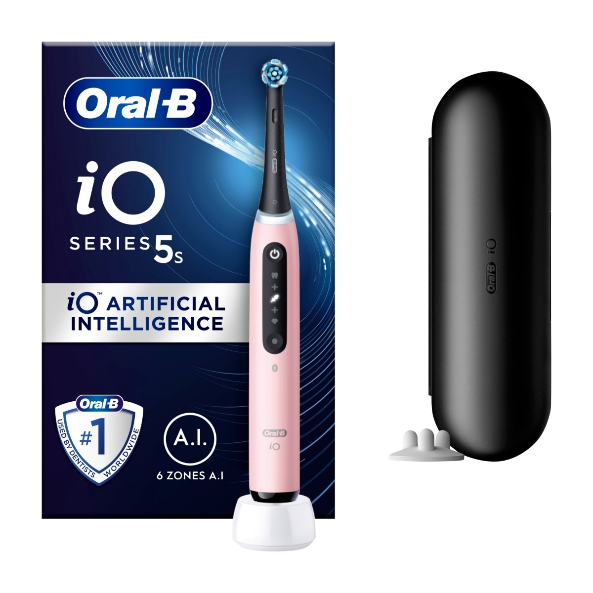 Oral-B iO5S elektrisktandbørste, Blush pink billede 1