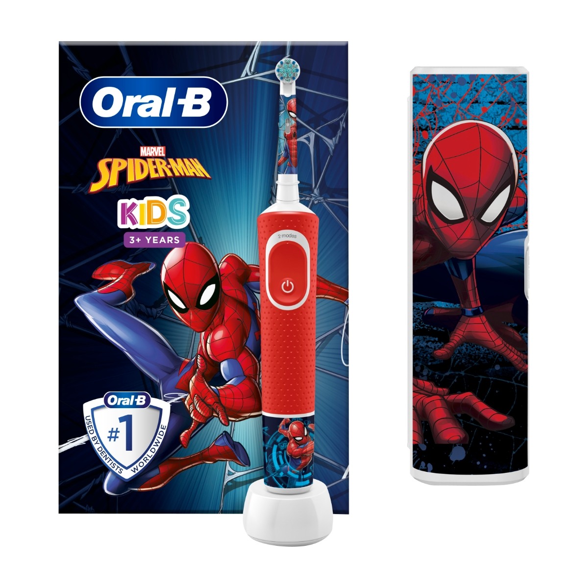 Oral-B Vitality100 Kids elektrisktandbørste, spiderman billede 1