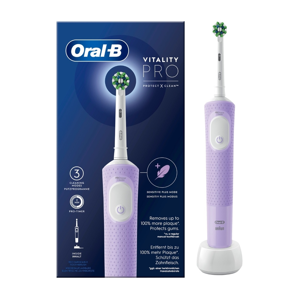Oral-B Eltandbørste Vitality Pro Lilac billede 1