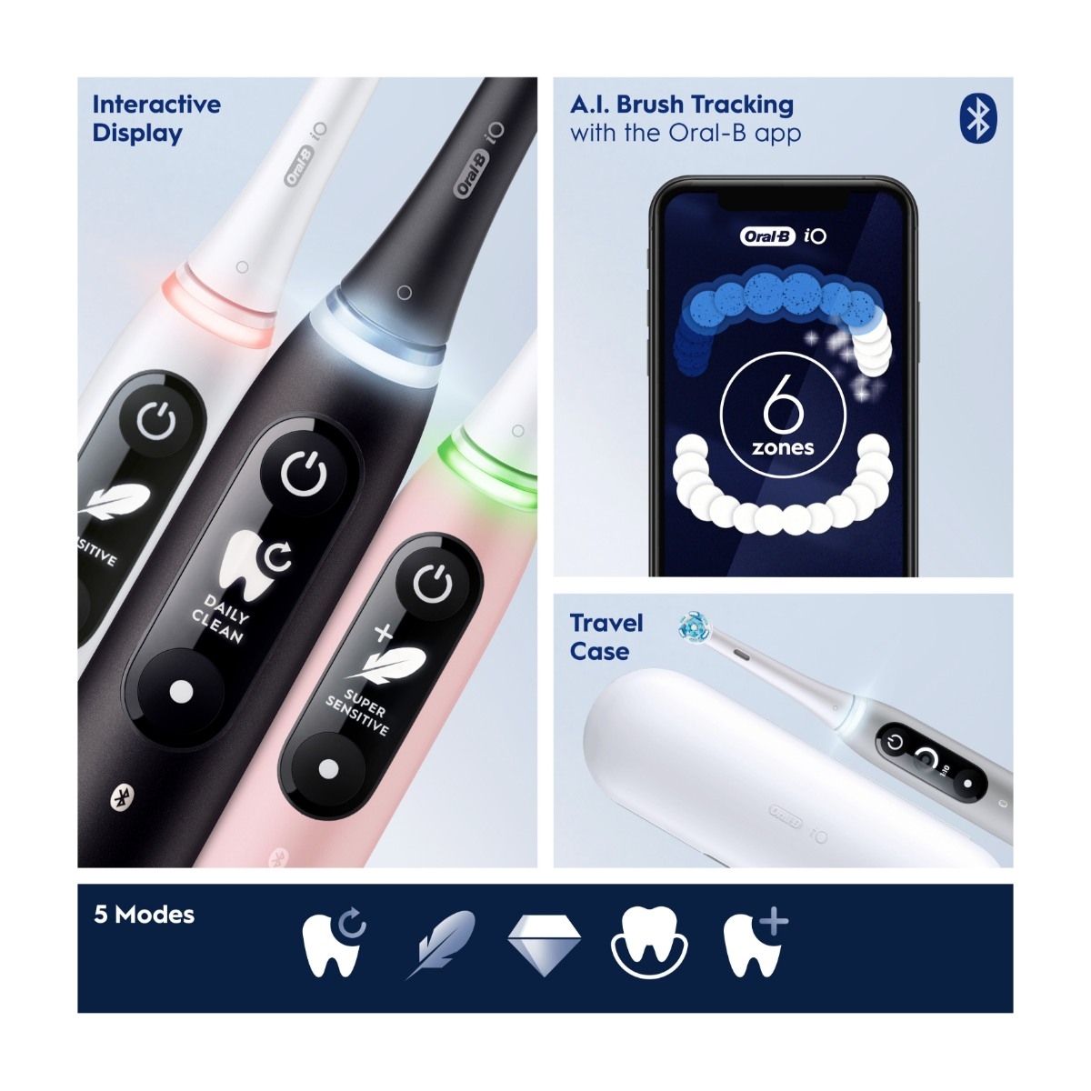 Oral-B Eltandbørste iO 6S Hvid billede 2