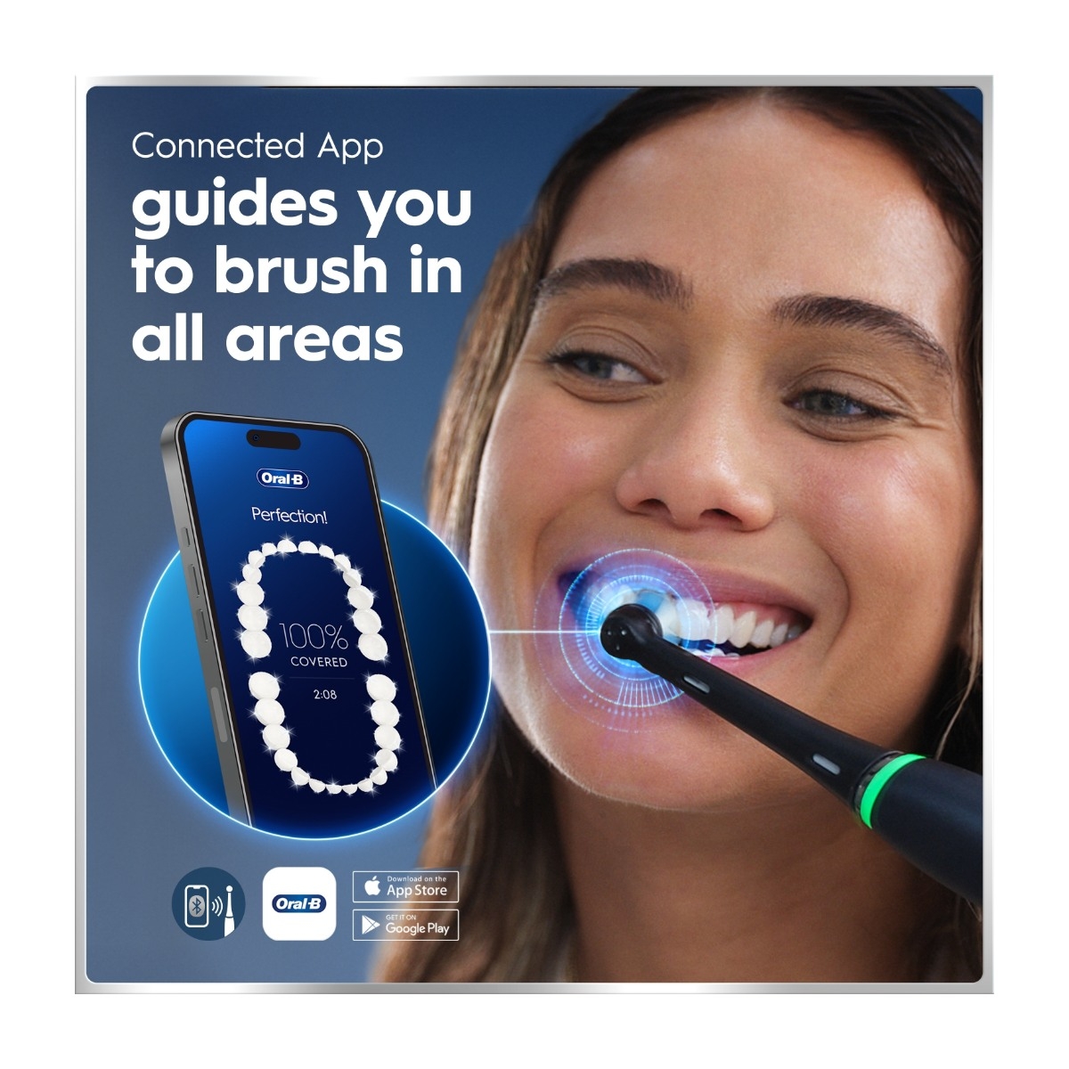 Oral-B iO6 Smile Limited Edition elektrisk tandbørste, sort billede 3