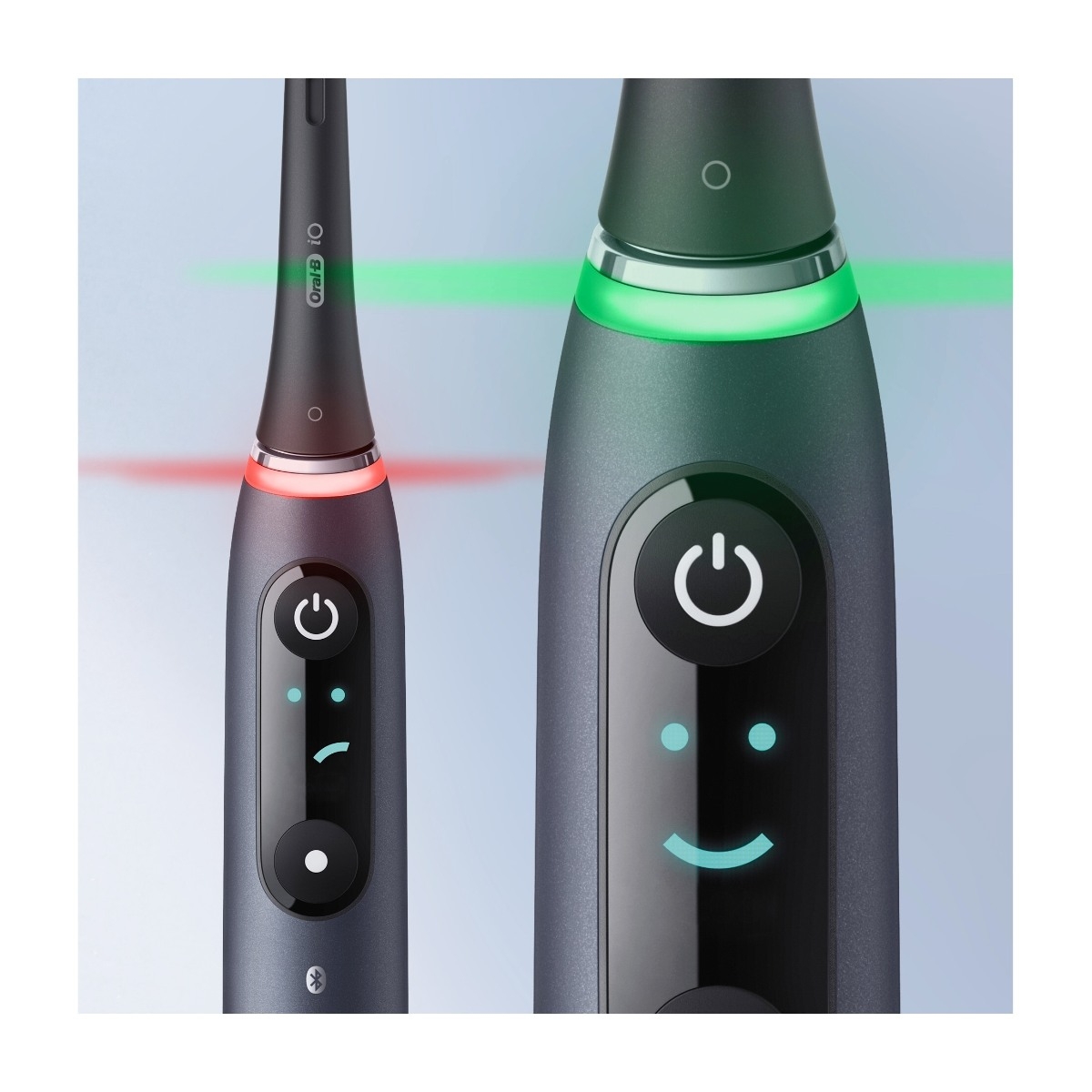 Oral-B iO9 Duo Pack dobbelt pakke elektrisktandbørste, Black Onyx/Rose Quartz billede 4
