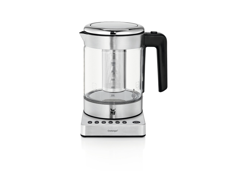 WMF Elkedel KitchenMinis kettle vario glass 1.0 l. - Sølv - 1900 W billede 1