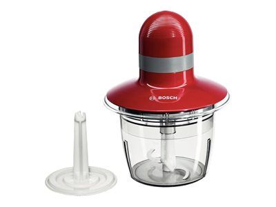 Bosch MMR08R2 - Hakkemaskine - 0.8 liter - 400 W - rød/grå