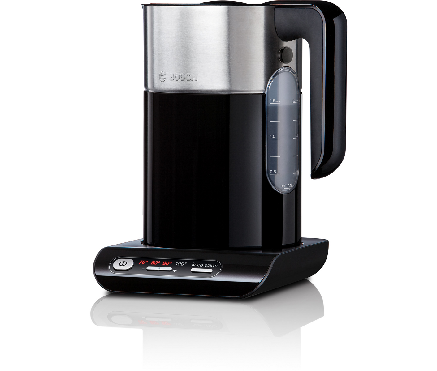 Bosch Elkedel Styline TWK8613P - Sort - 2400 W billede 3