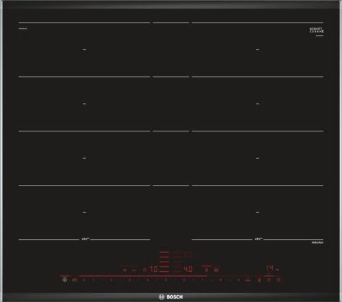 Bosch PXX675DC1E ComfortDesign med PerfectFry-stegesensor og FlexInduction