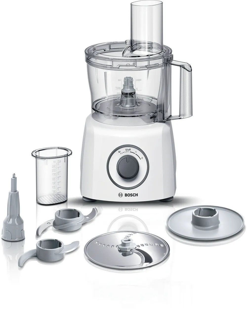 Bosch MCM3100W Food processor MultiTalent 3 - 800 W - Hvid