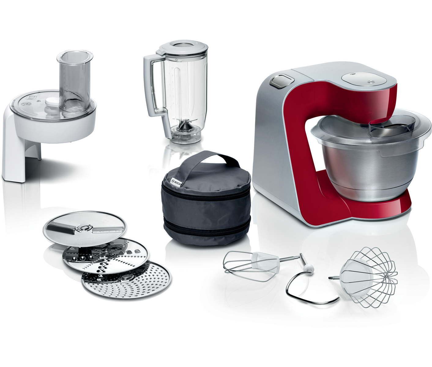 Bosch Køkkenmaskine MUM58720 - red *DEMO