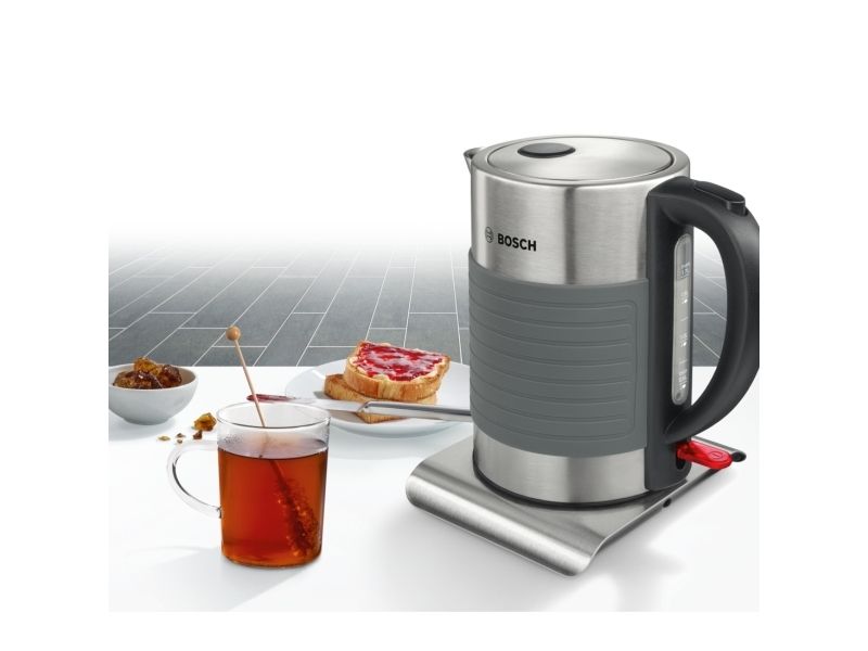 Bosch Elkedel TWK7S05 - Grå/sort - 2200 W