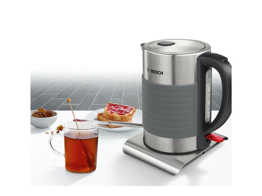 Bosch Elkedel TWK7S05 - Grå/sort - 2200 W