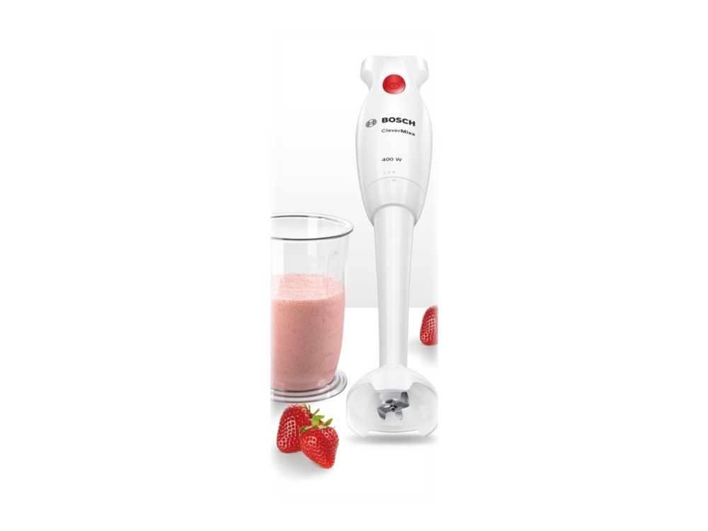 Bosch CleverMixx MSM14100 - Stavblender - 400 W - hvid/rød billede 4