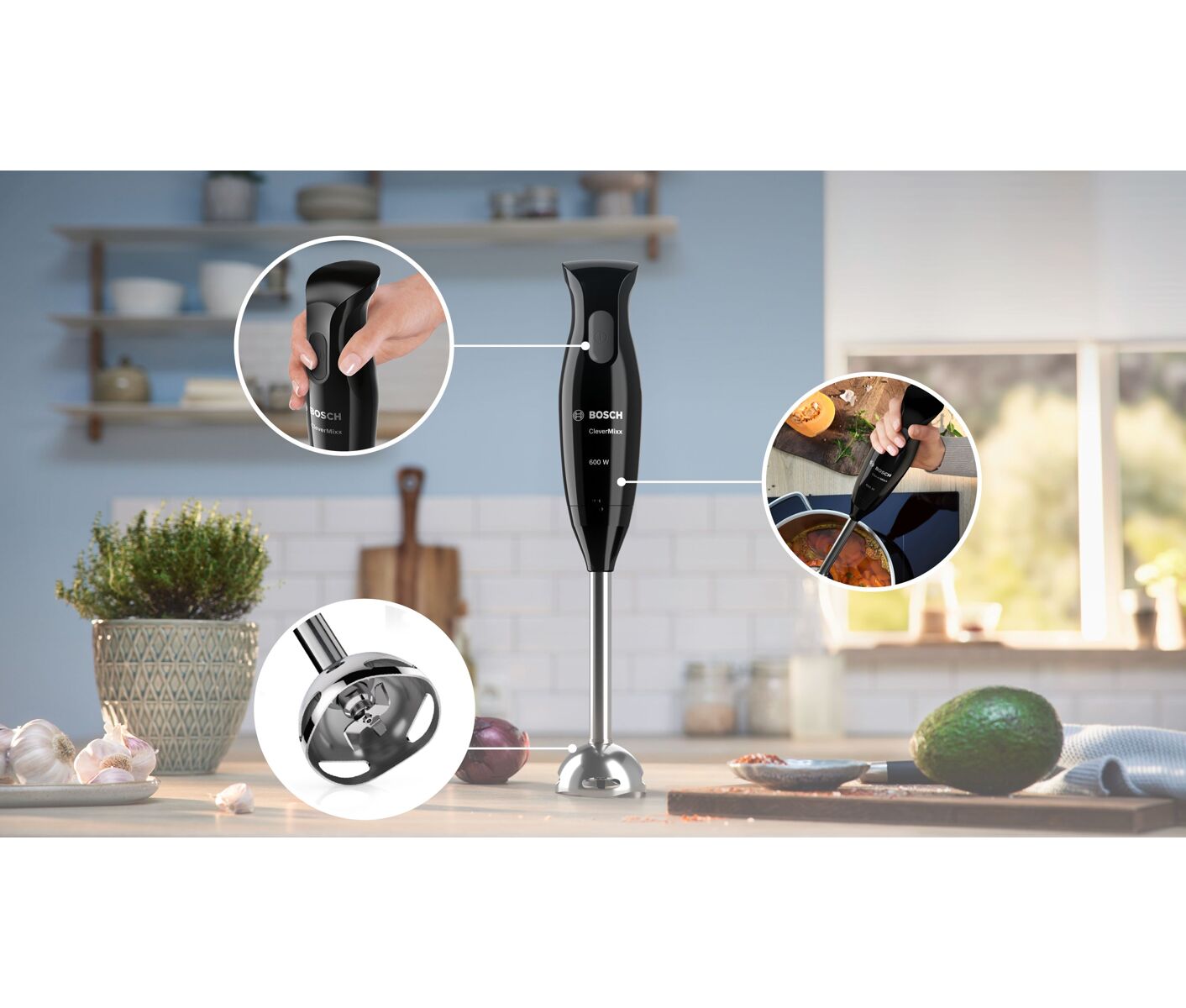 Bosch MSM2650B Stavblender billede 7