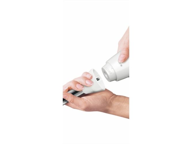 BOSCH_400 W, stainless mix. leg with Quattro Blade blade, mix. container with scale without lid, white / dark red