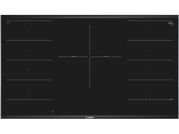 Bosch Serie 8 PXV975DV1E med HomeConnect og PowerBoost og FlexInductions og PerfectFry stegsensor