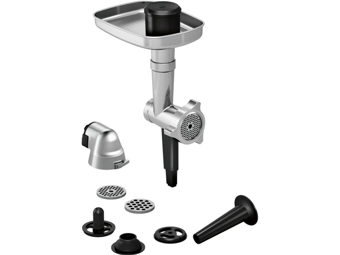 Bosch MUM9B34S27, 5,5 L, Aluminium, Sort, Dreje, Blande, Mikse, Rustfrit stål, Aluminium